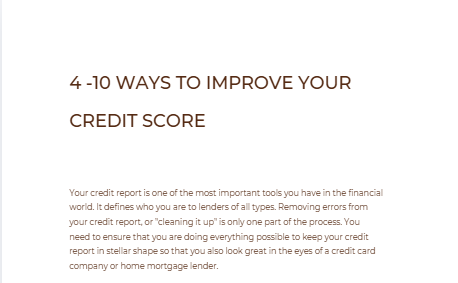 Credit Repair & Financial Success Toolkit