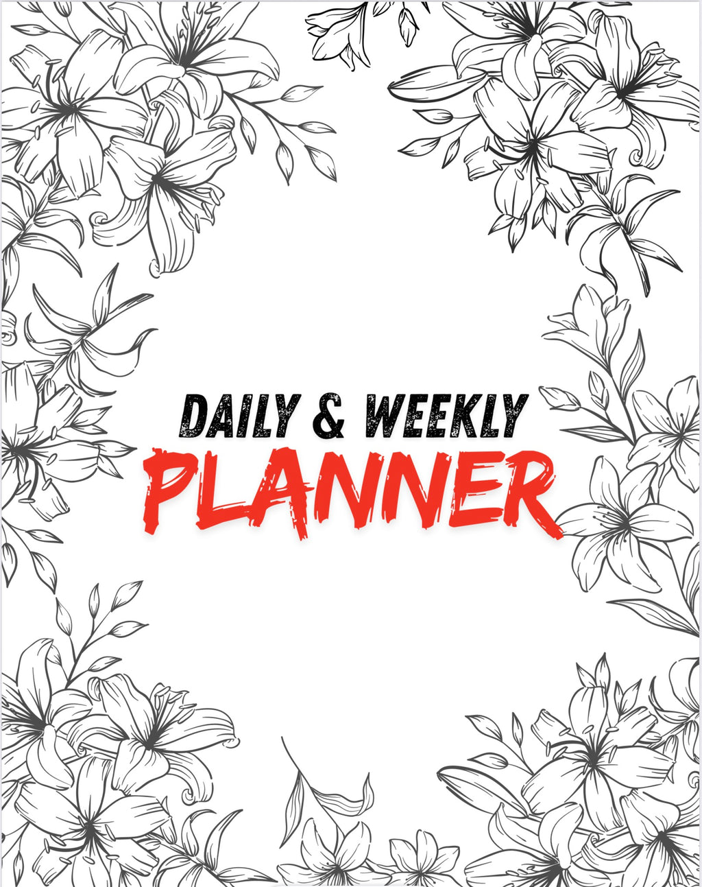 Daily & Weekly Planner | Editable Canva Template