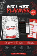 Daily & Weekly Planner | Editable Canva Template